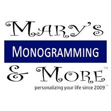 Logo for Mary’s Monogramming & More Logo for Mary’s Monogramming & More